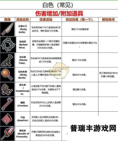 《雨中冒险》道具大全 全道具介绍一览