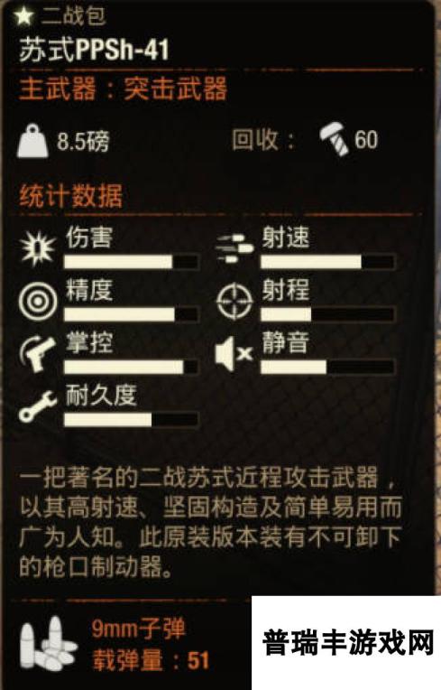 《腐烂国度2》武器 苏式PPSh-41怎么样